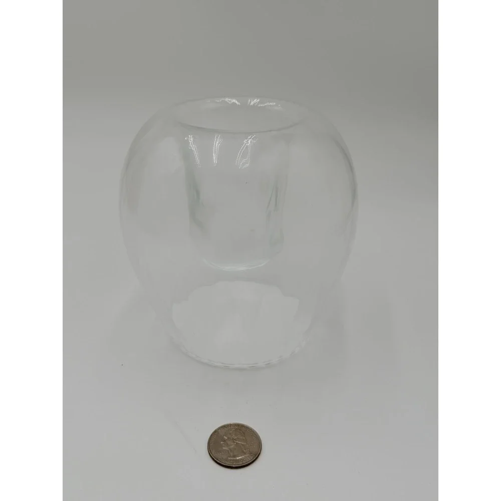 Partylite Votive Candle Holder Clear Glass Small Tea Light Modern Home Decor
